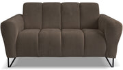 Sofa dwuosobowa Volare brązowa szenil łatwoczyszczący