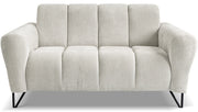 Sofa dwuosobowa Volare kremowa szenil łatwoczyszczący