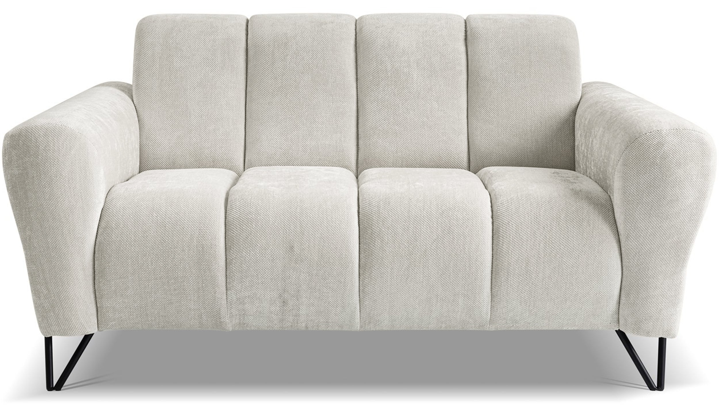 Sofa dwuosobowa Volare kremowa szenil łatwoczyszczący