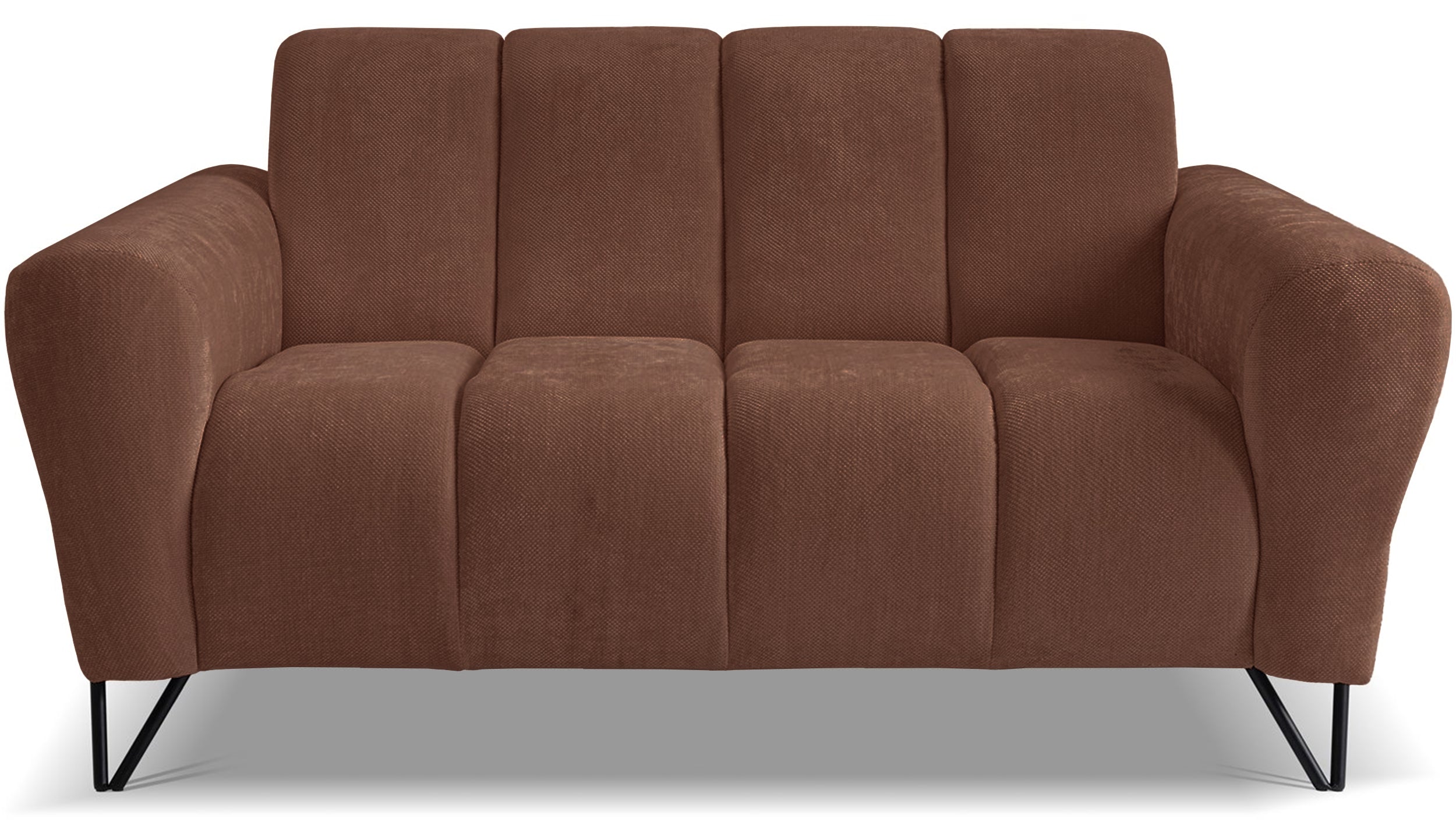 Sofa dwuosobowa Volare miedziana szenil łatwoczyszczący