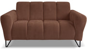 Sofa dwuosobowa Volare miedziana szenil łatwoczyszczący