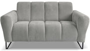 Sofa dwuosobowa Volare jasnoszara szenil łatwoczyszczący