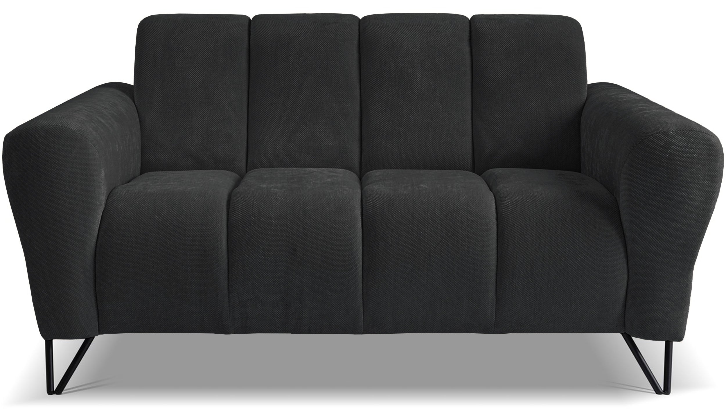 Sofa dwuosobowa Volare grafitowa szenil łatwoczyszczący