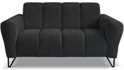 Sofa dwuosobowa Volare grafitowa szenil łatwoczyszczący