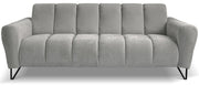 Sofa trzyosobowa Volare jasnoszara szenil łatwoczyszczący