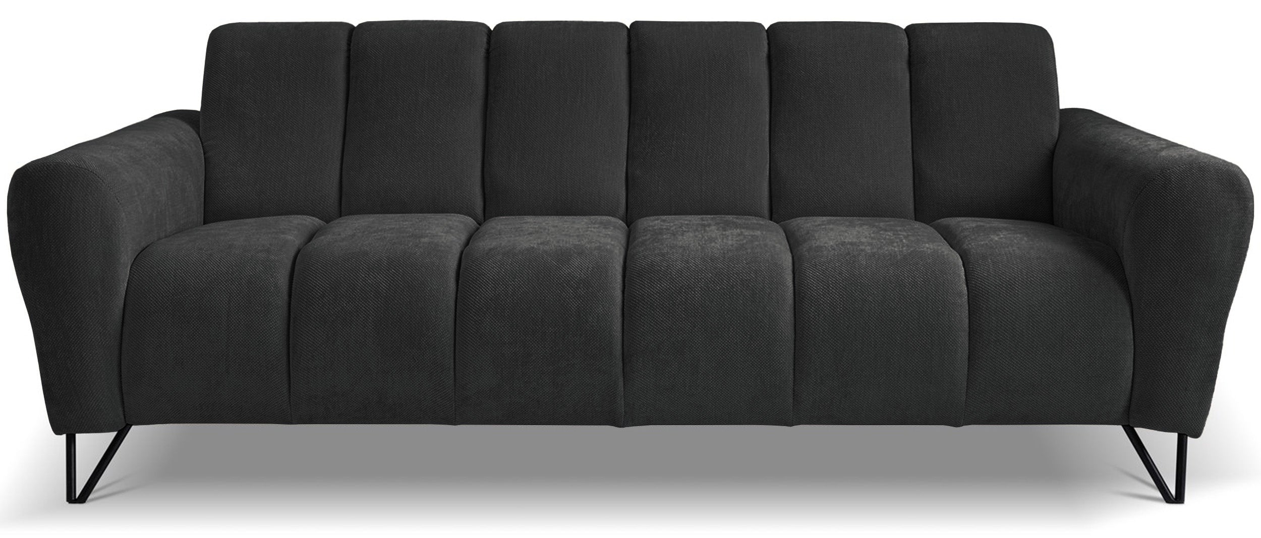 Sofa trzyosobowa Volare grafitowa szenil łatwoczyszczący