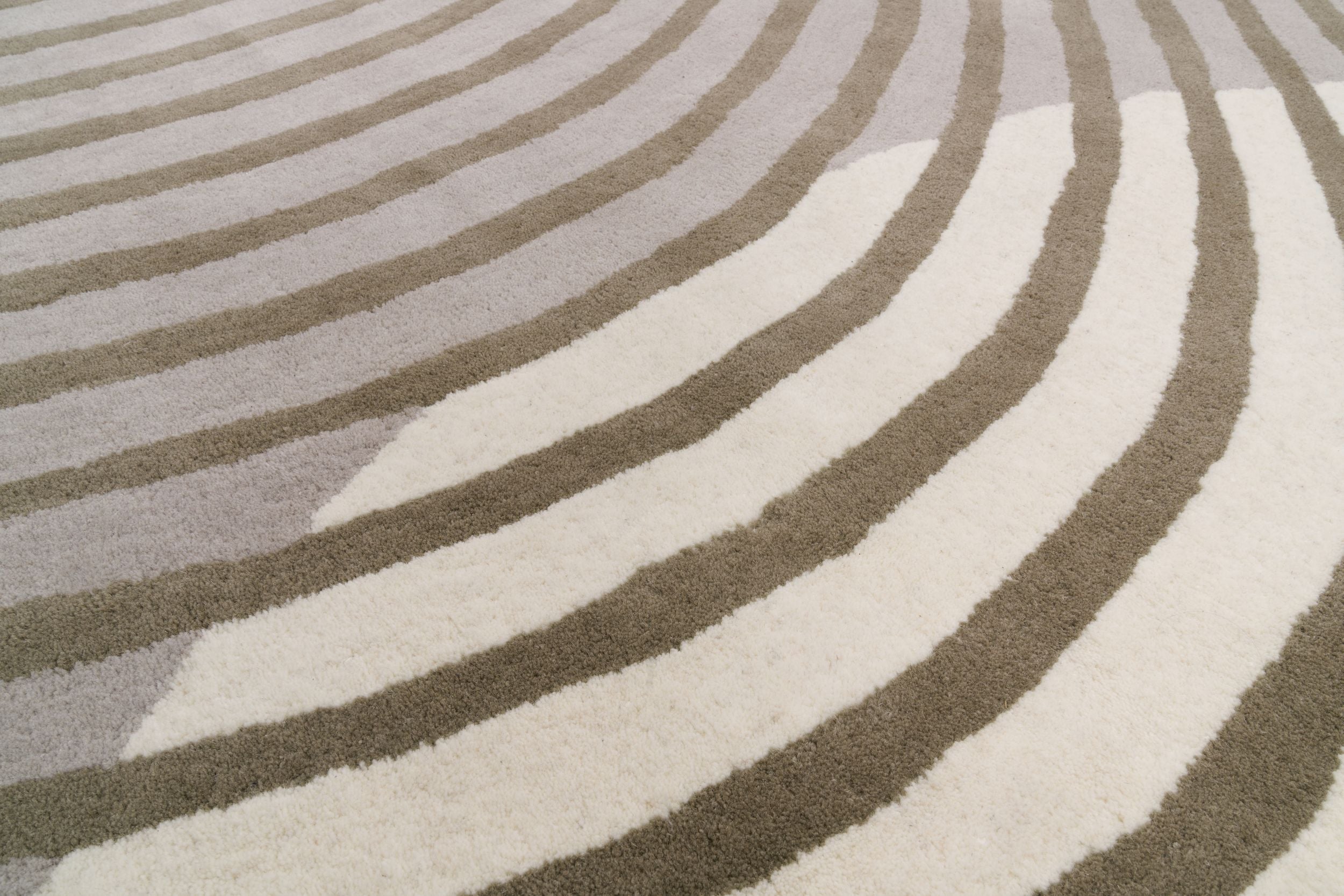 Dywan Wave 200x300 cm z wełną beżowy