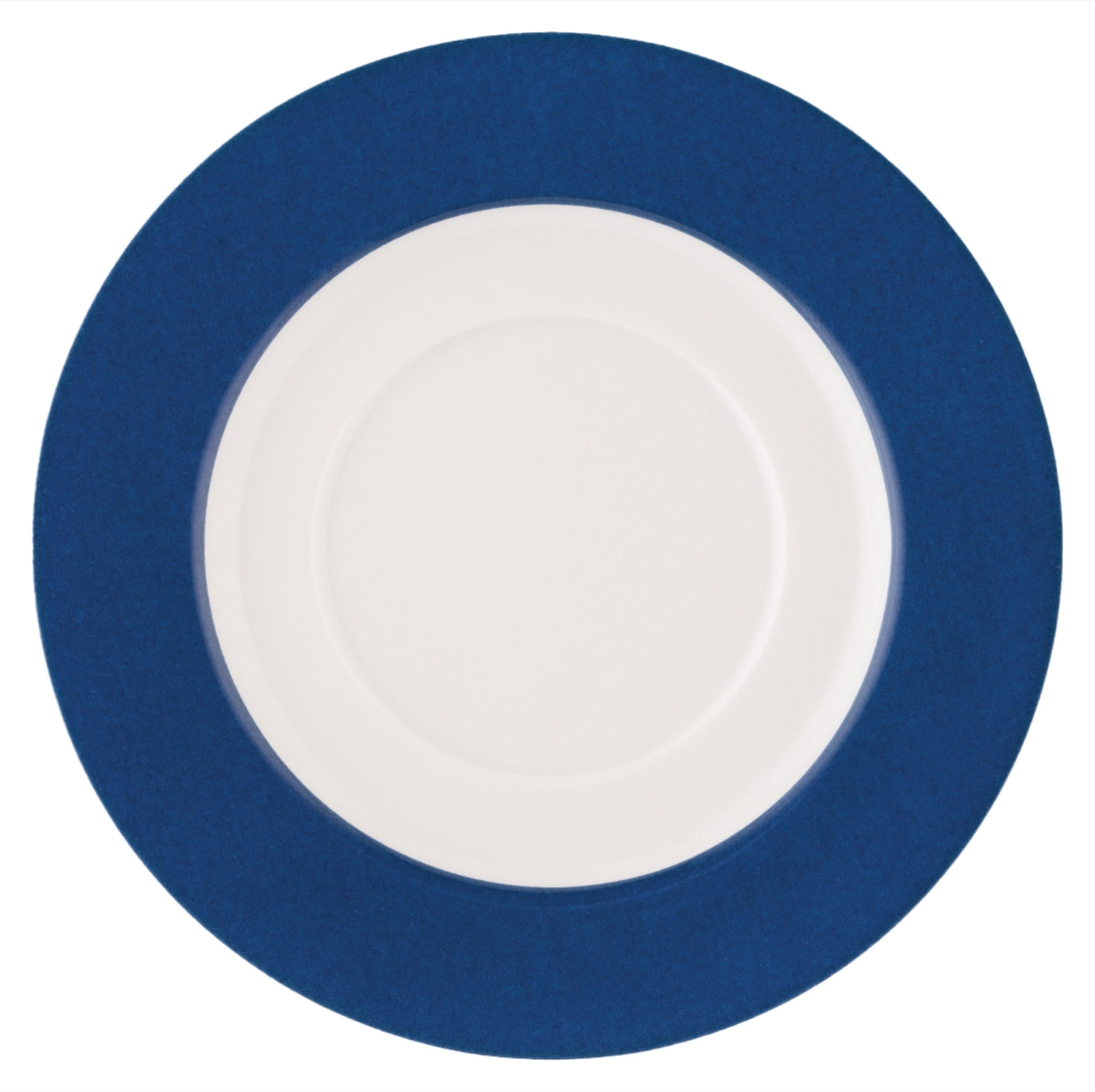 Zestaw filiżanek dla 6 os. porcelanowy Scandy Blue 300 ml biało-niebieskie