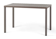 Stół ogrodowy Cube Nardi 120x70 cm z certyfikowanego tworzywa brązowy