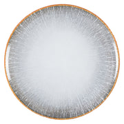 Talerz płytki porcelanowy Boss 27 cm szaro-brązowy
