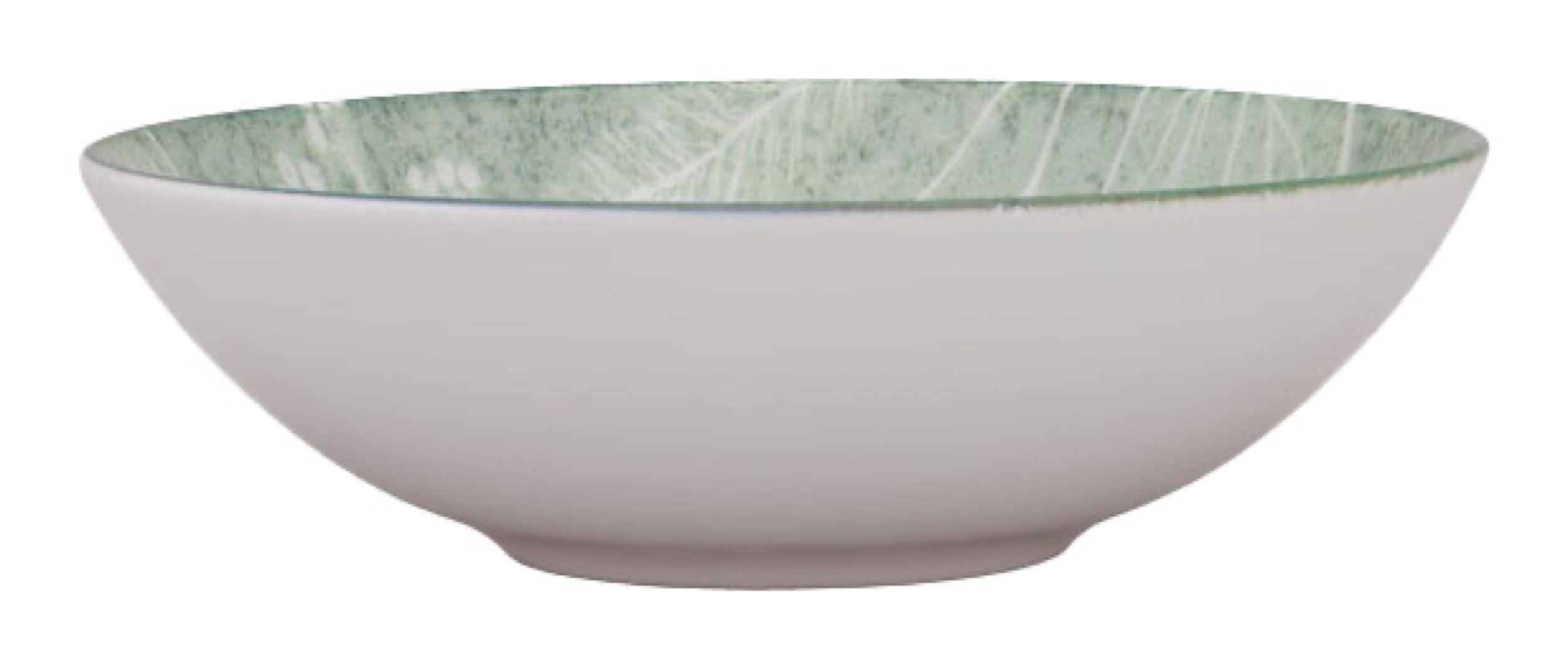 Miska salaterka porcelanowa Boss 17,5 cm szarozielona