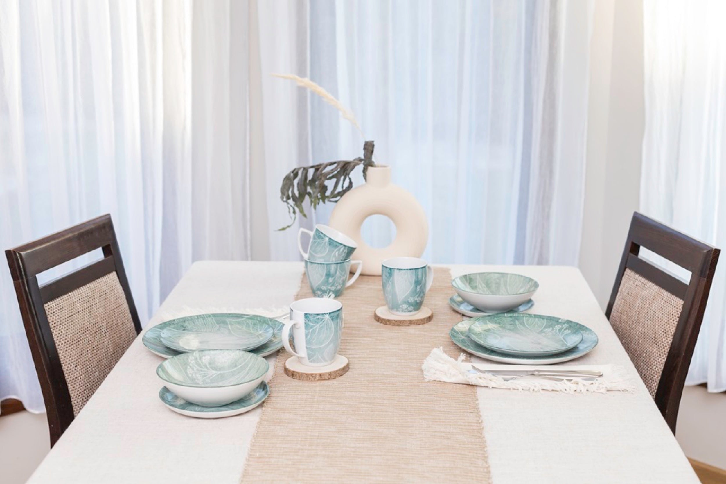 Miska salaterka porcelanowa Boss 17,5 cm szarozielona