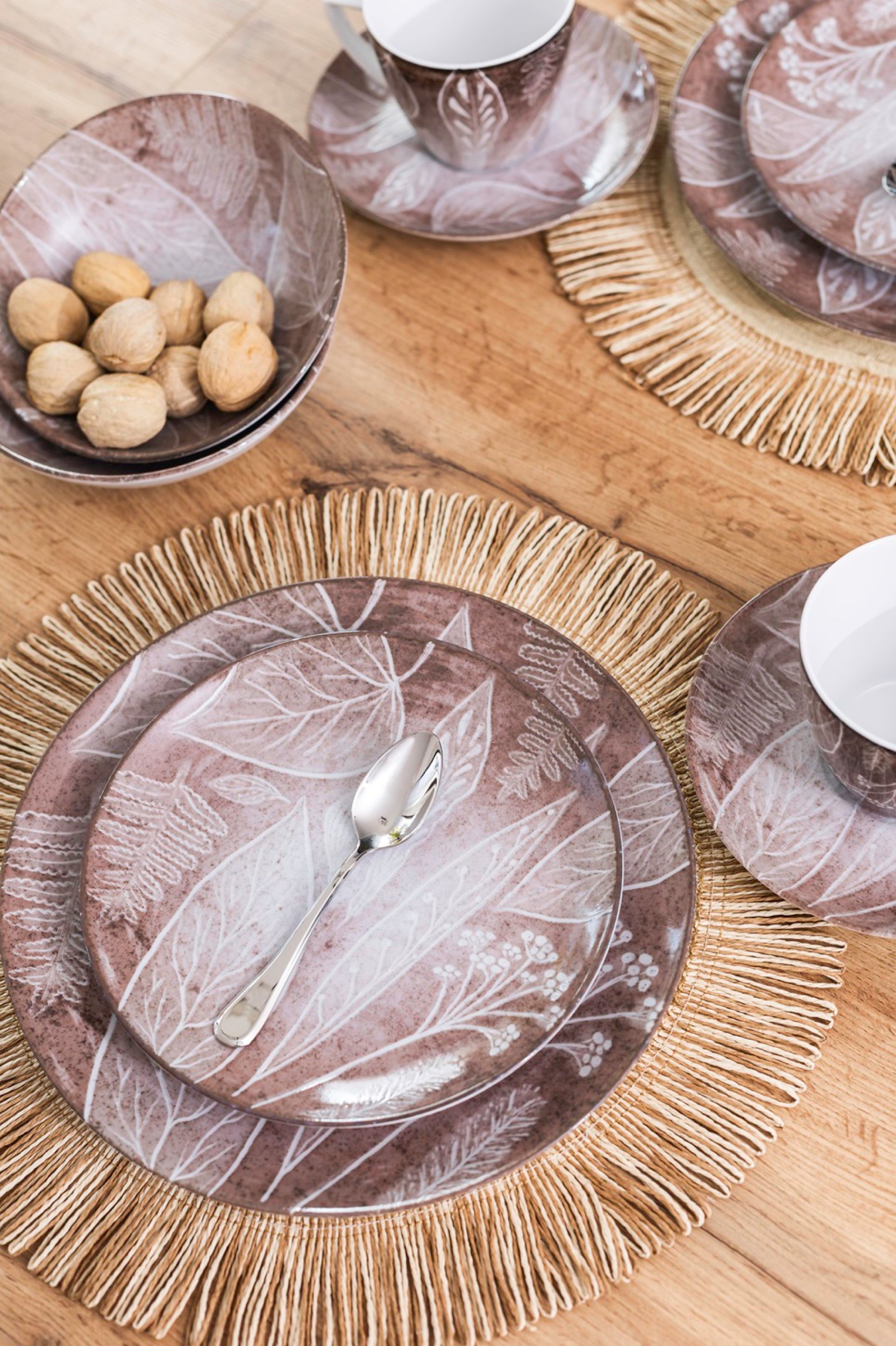 Miska salaterka porcelanowa Boss 17,5 cm brązowa