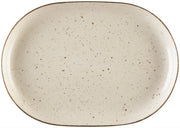 Półmisek porcelanowy Boss 28 cm beżowy