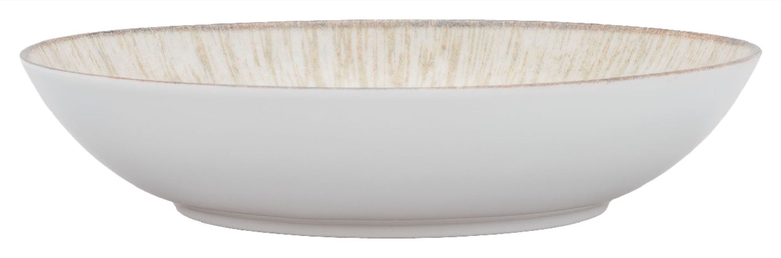Talerz głęboki porcelanowy Roma 22 cm brązowy