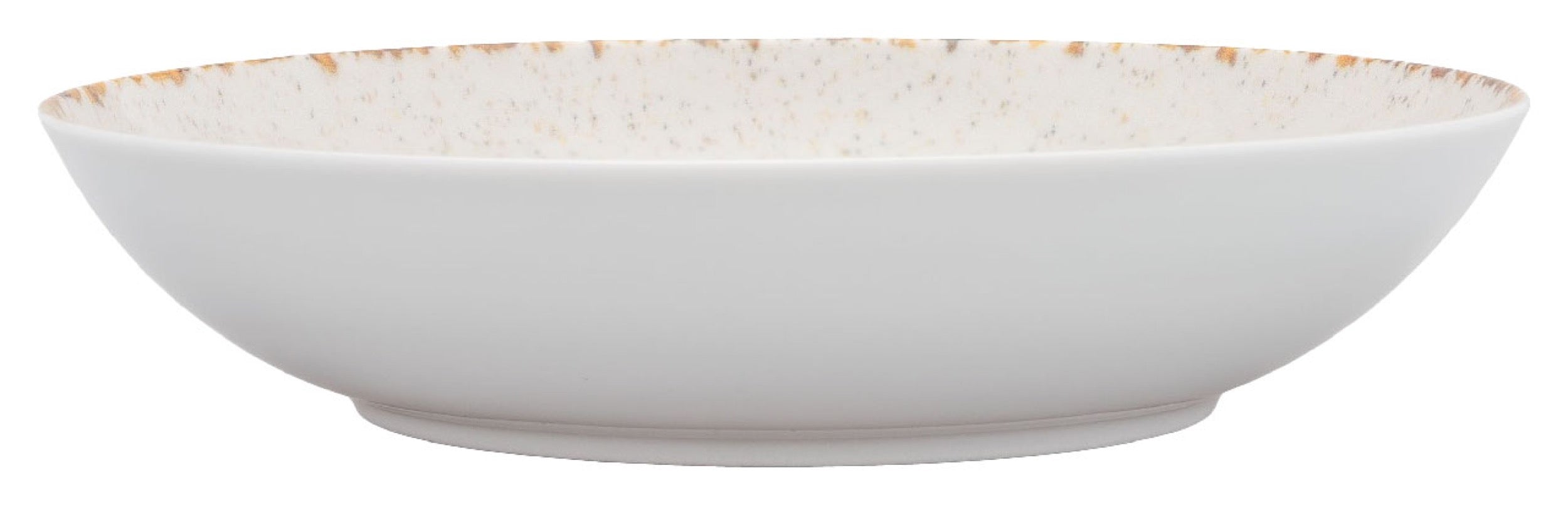 Talerz głęboki porcelanowy Roma 22 cm kremowy