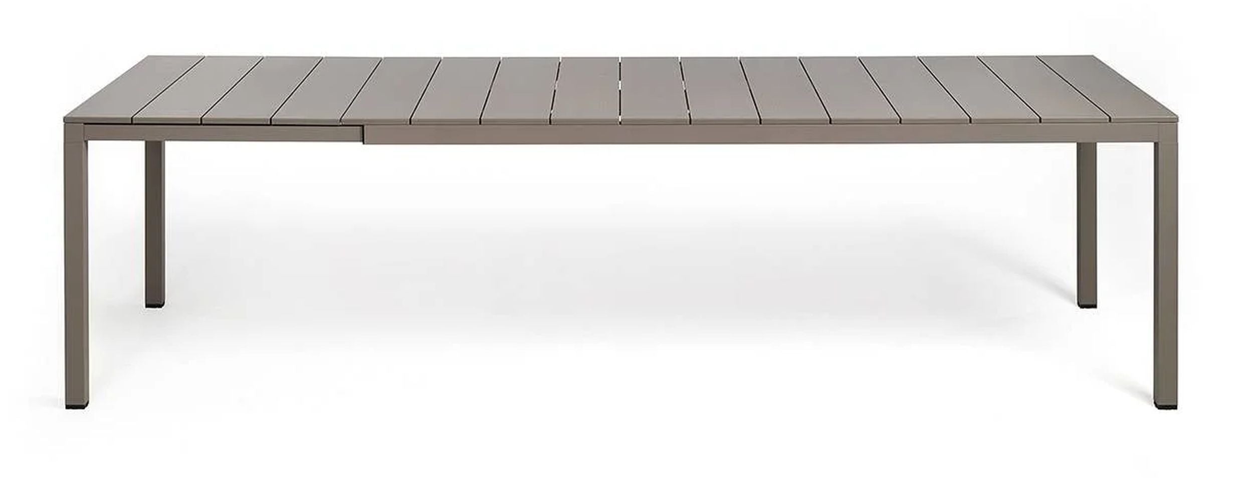 Zestaw ogrodowy rozkładany stół Rio 210-280x100 cm i 10 krzeseł Net Nardi z certyfikowanego tworzywa brązowy