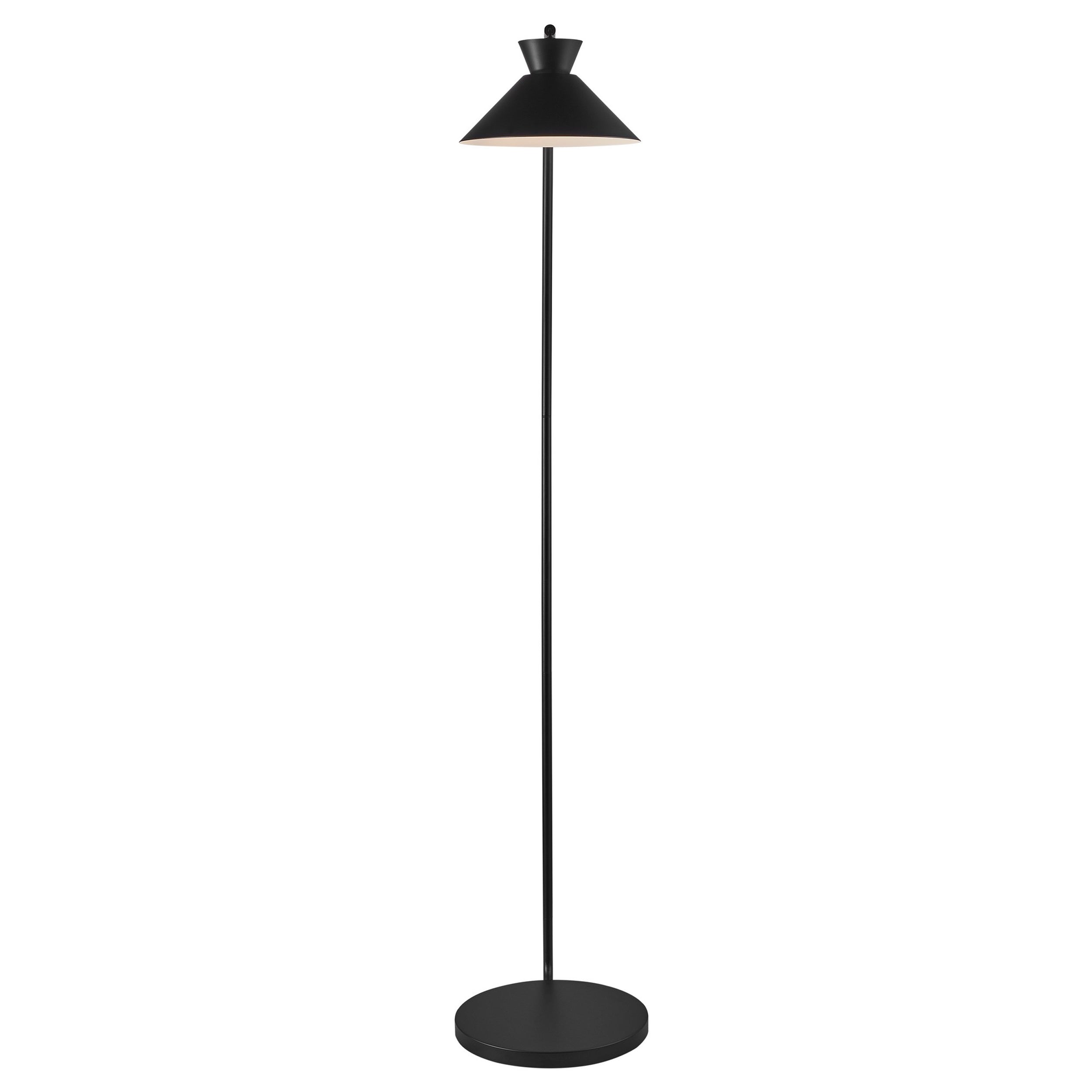 Lampa podłogowa Dial 150 cm czarna