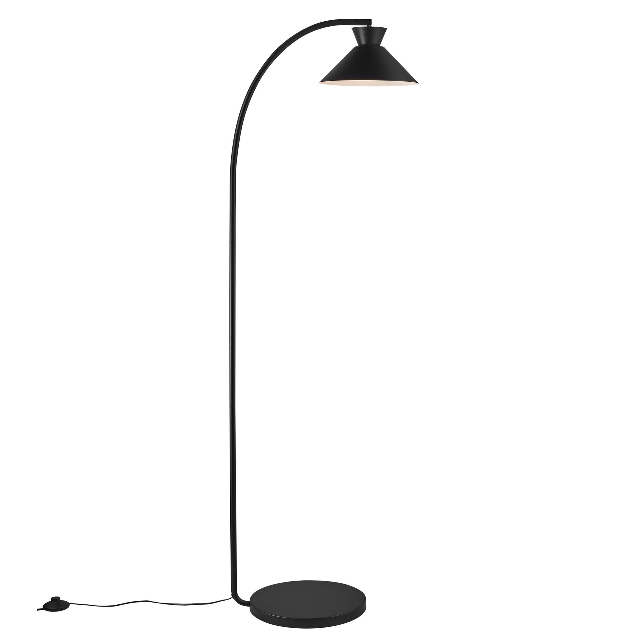 Lampa podłogowa Dial 150 cm czarna