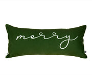 Poduszka XMAS 30x70 cm zielona Merry