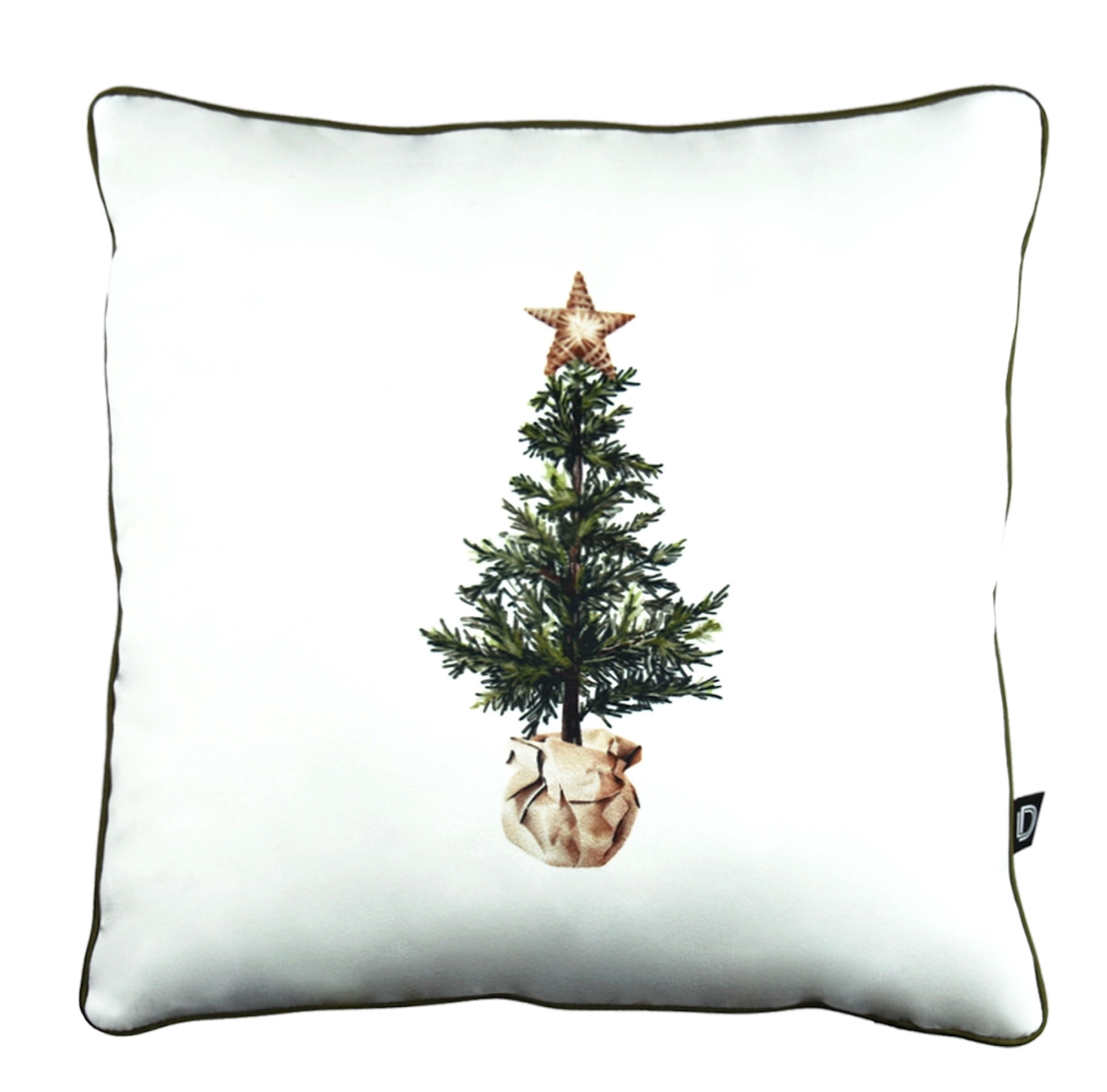 Poszewka XMAS 40x40 cm choinka z gwiazdką