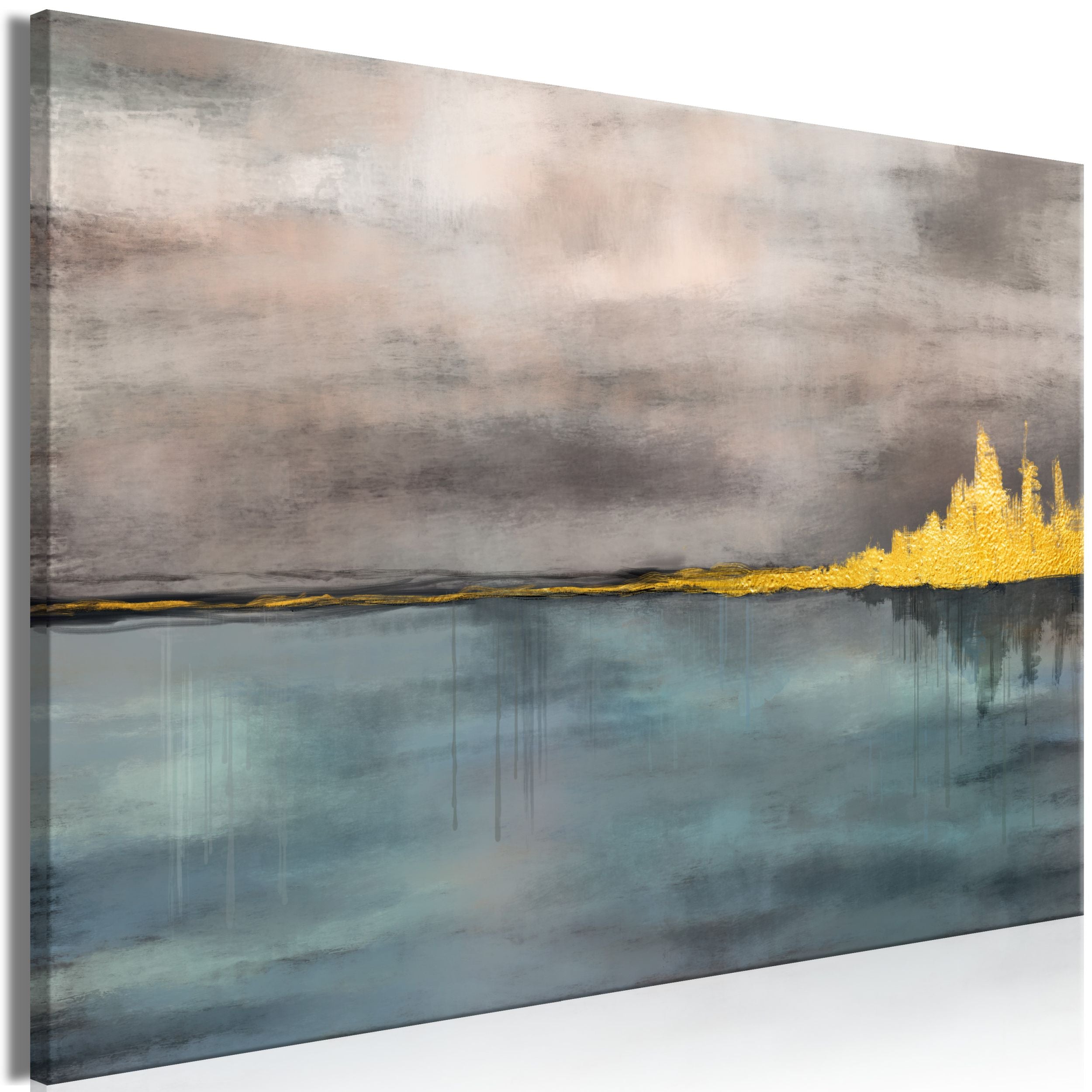 Obraz Złote miasto jednoczęściowy 120x80 cm szeroki