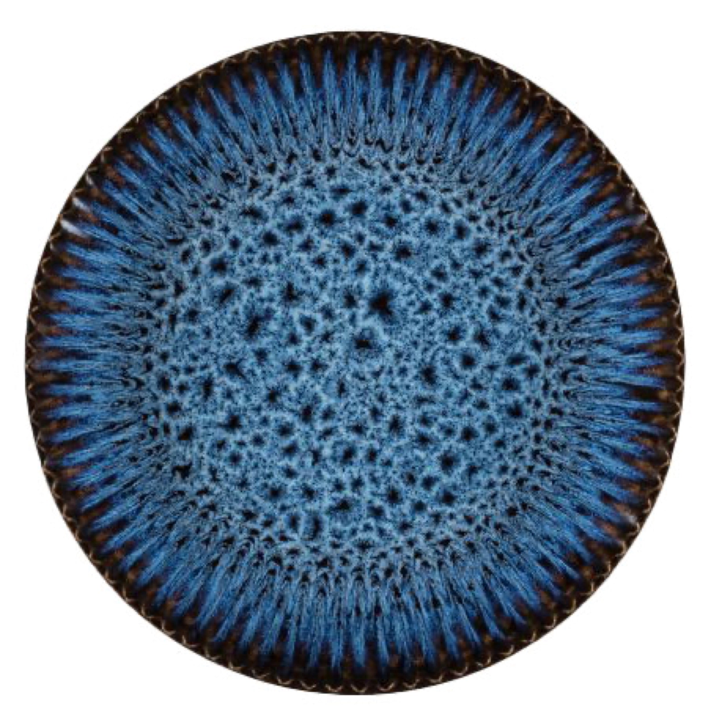 Zestaw talerzy dla 4 os. Cosmos ceramiczny niebieski