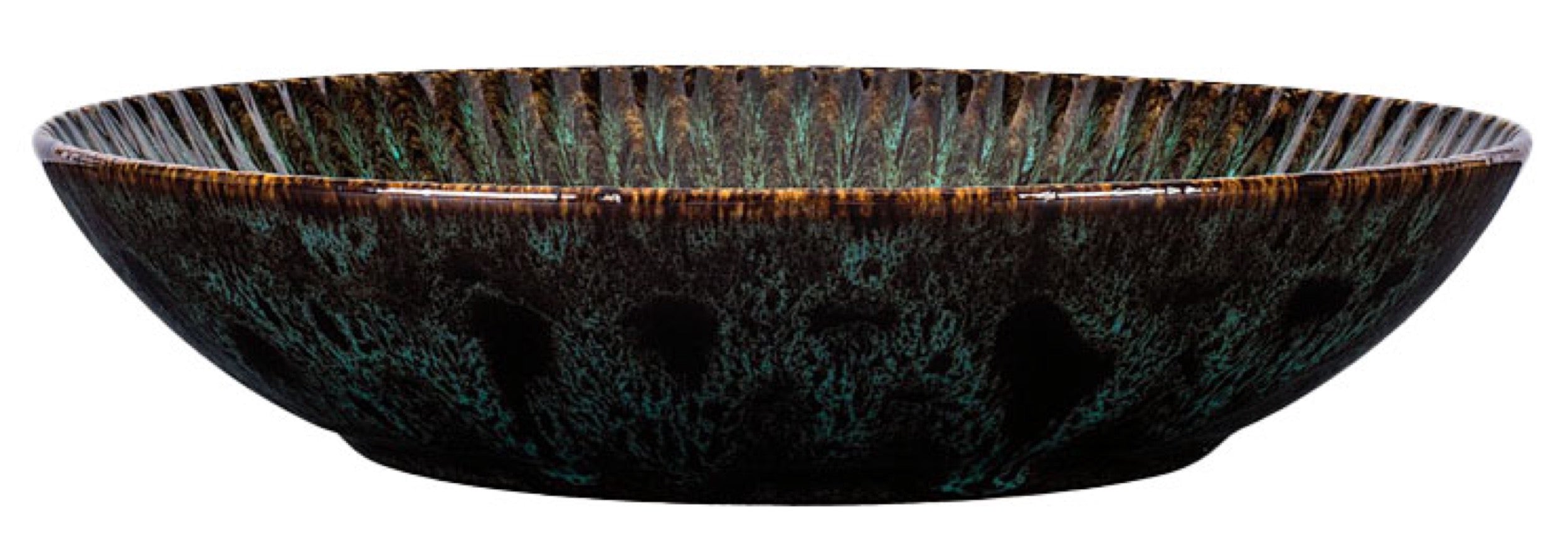 Zestaw talerzy dla 4 os. Jade ceramiczny ciemnozielony