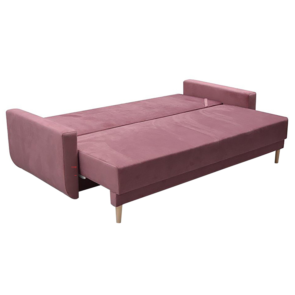 Sofa Piemo z funkcją spania zielona