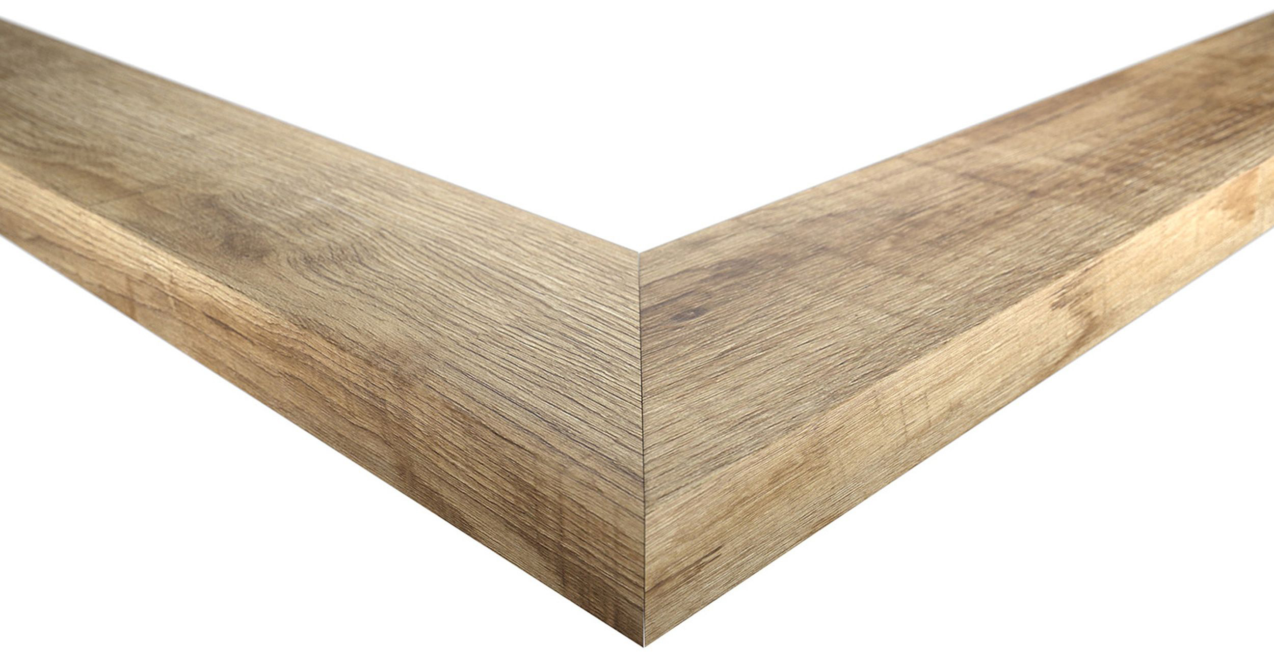 Lustro ścienne Hausly 148x56 cm jasne drewno