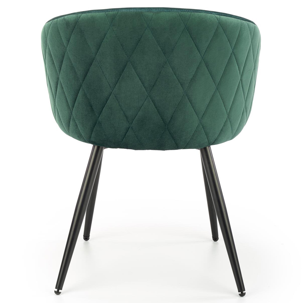 Krzesło tapicerowane Meadrang zielone