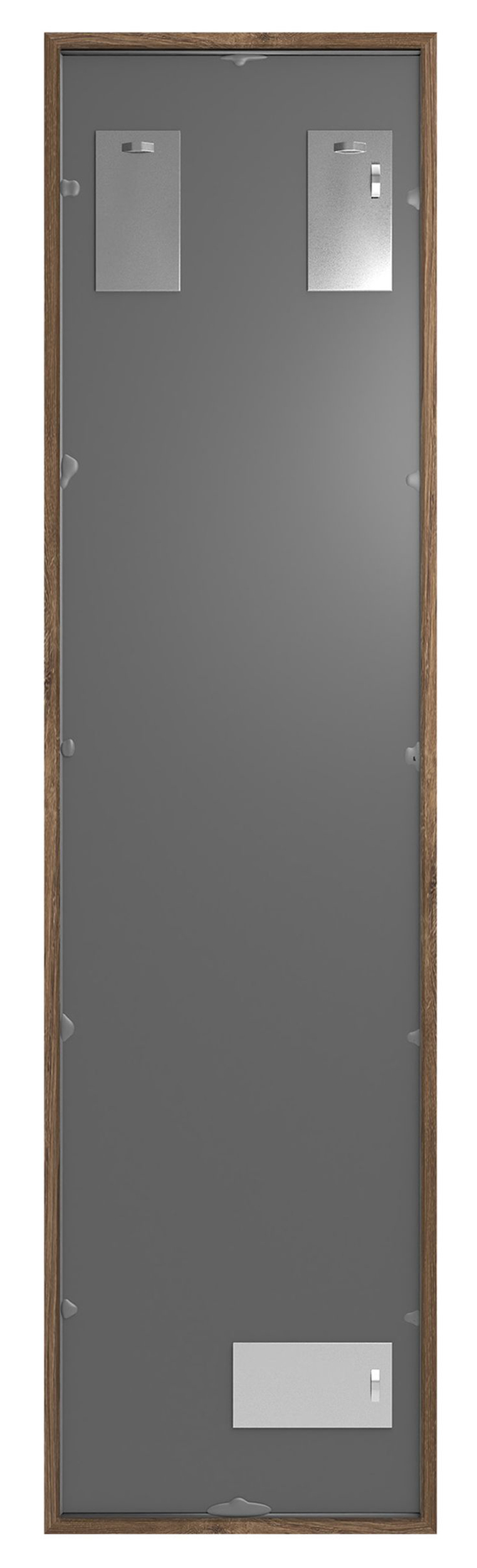 Lustro ścienne Dalone 142x37 cm ciemny dąb