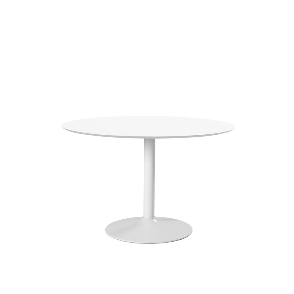 Stół do jadalni okrągły Balsamita średnica 110 cm biały