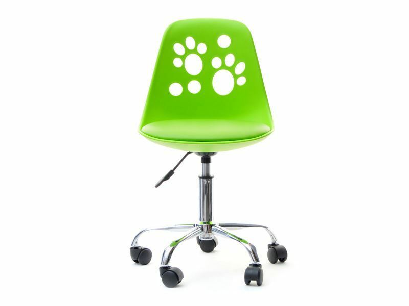Fotel biurowy Foot zielony designerskie krzesło do biurka