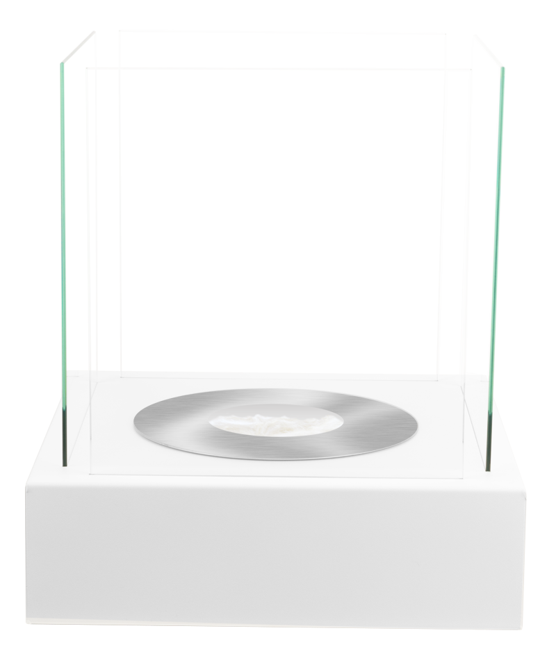 Biokominek Cube Biały strukturalny