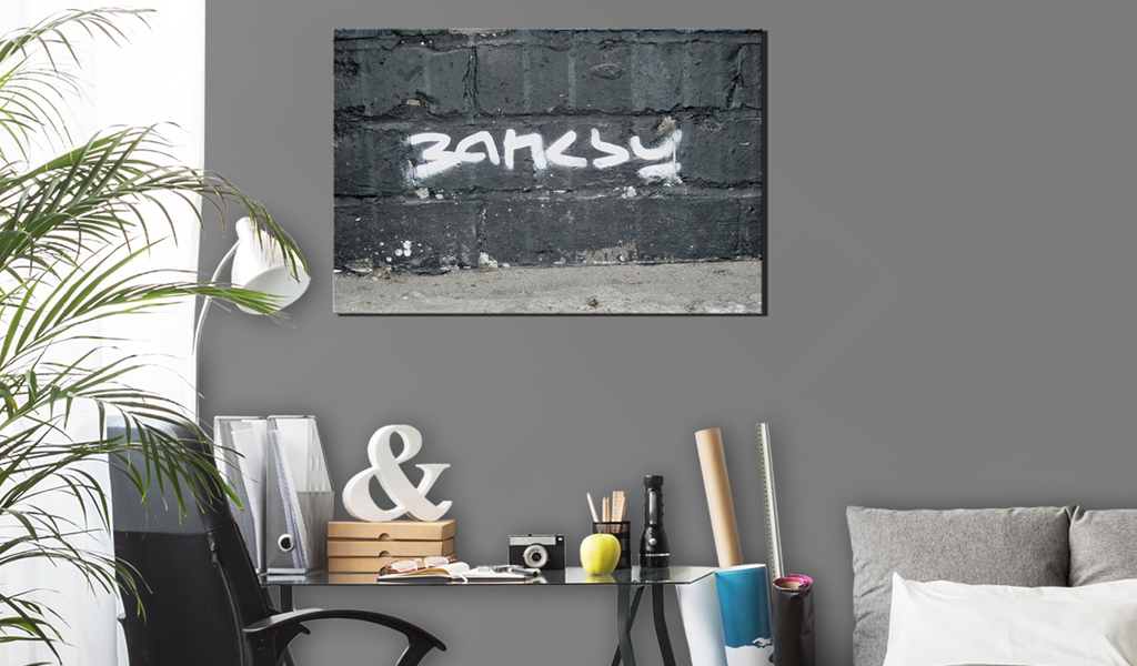Obraz - Podpis Banksy'ego 60x40 cm