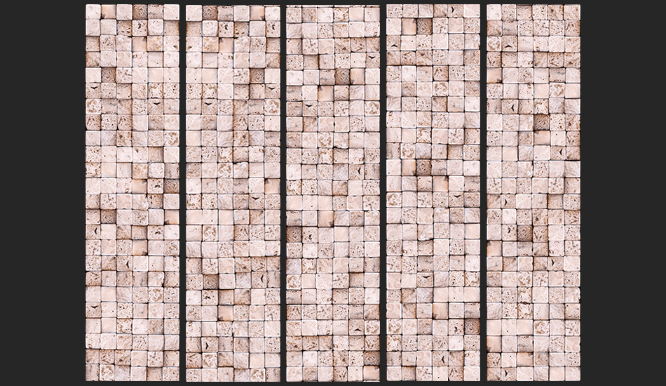 Fototapeta Kamienne tło: mozaika w rolce