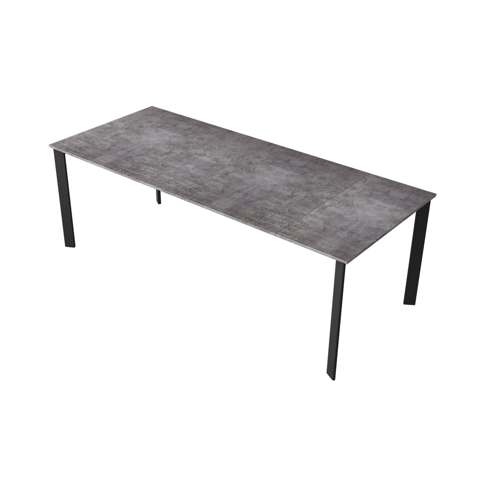 Stół rozkładany Kayko 180-260x90 beton