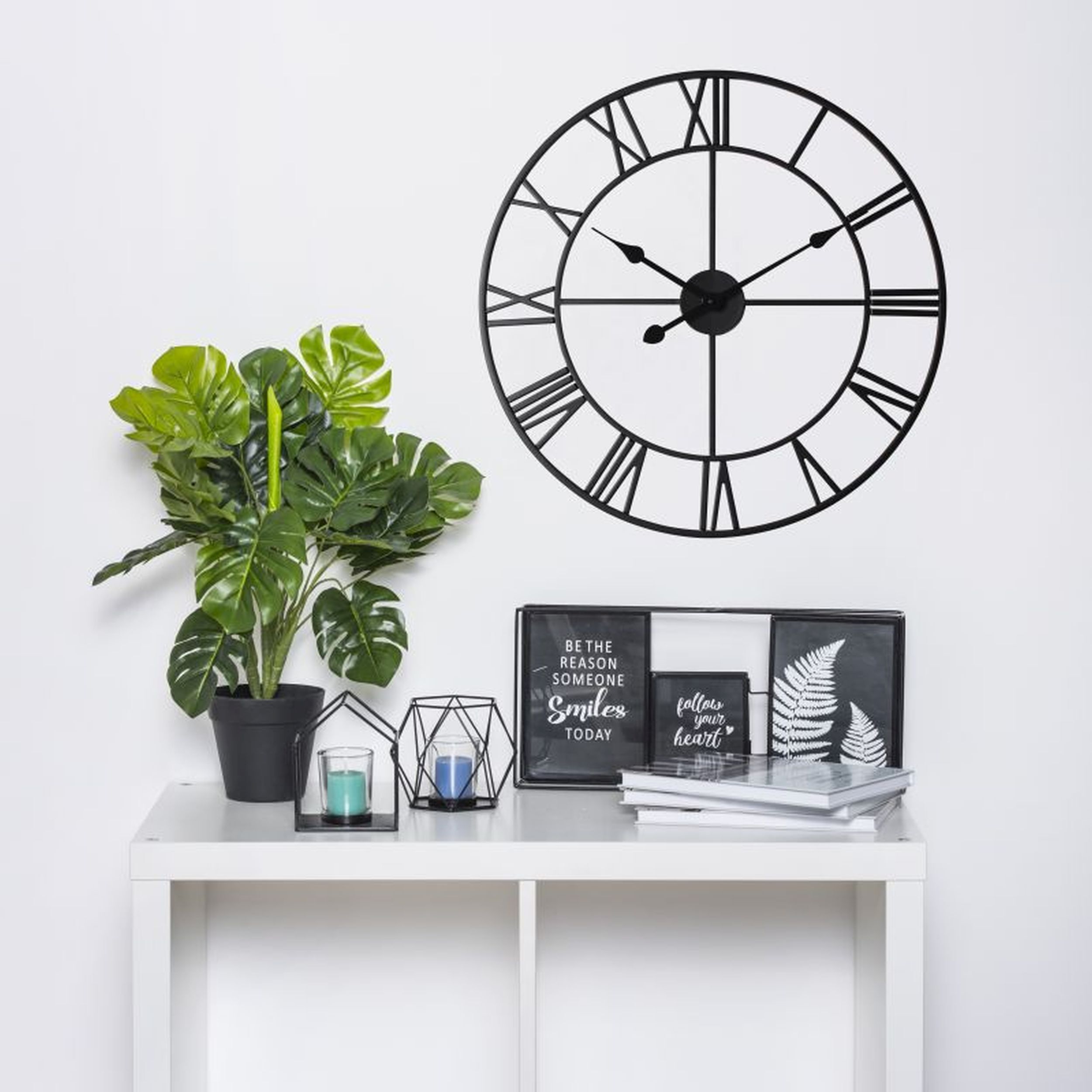 Zegar ścienny Kaikara 60 cm czarny