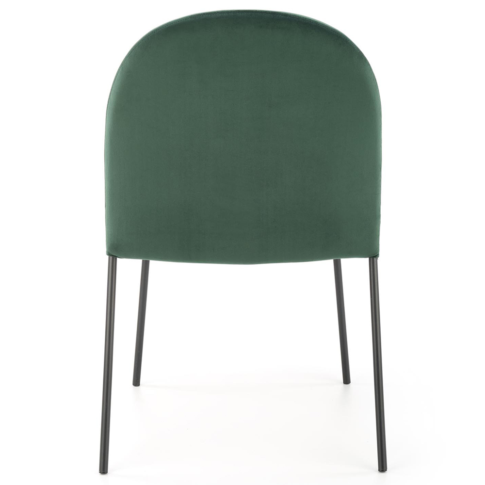 Krzesło tapicerowane Sunbertes zielone