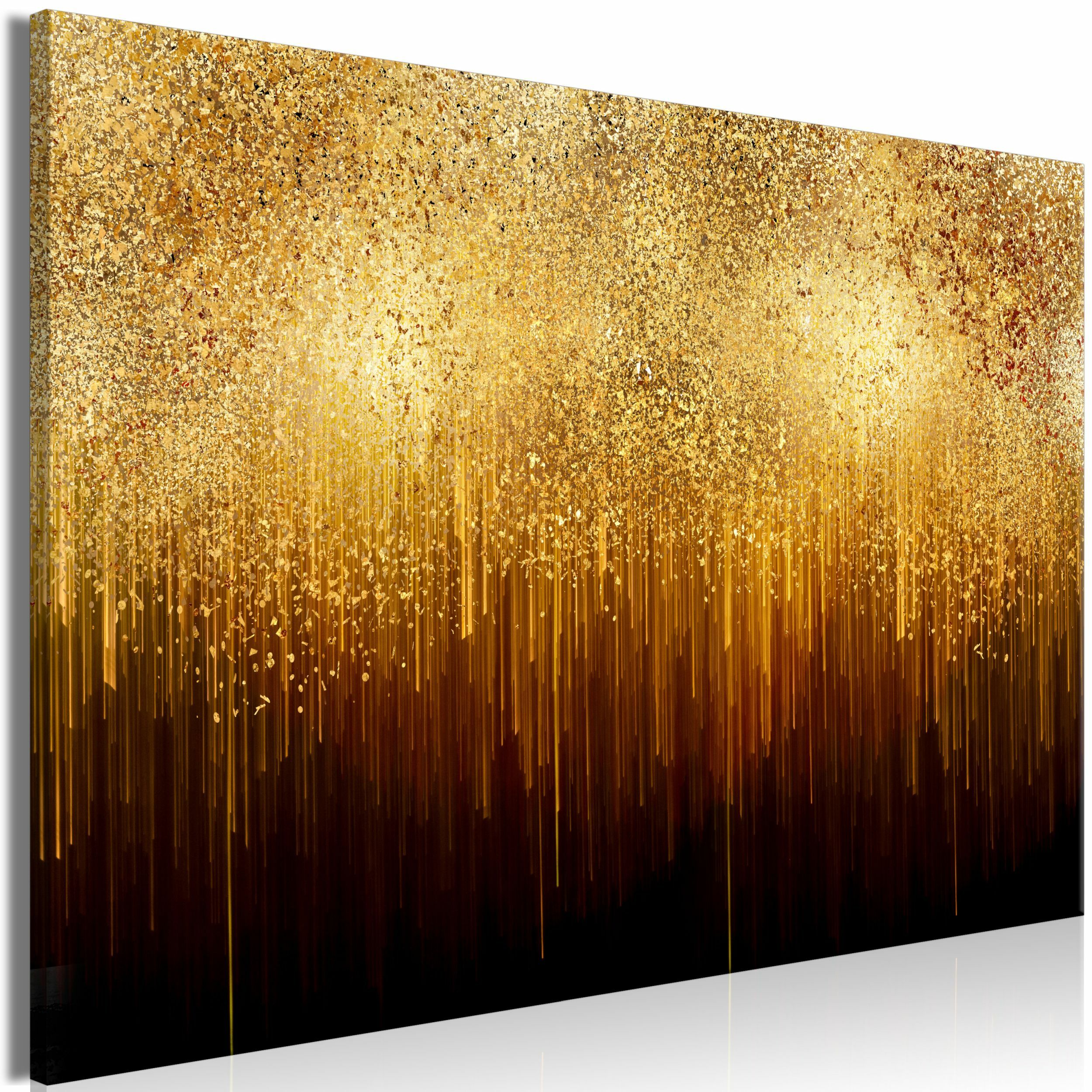 Obraz Złota ekspansja jednoczęściowy 90x60 cm szeroki