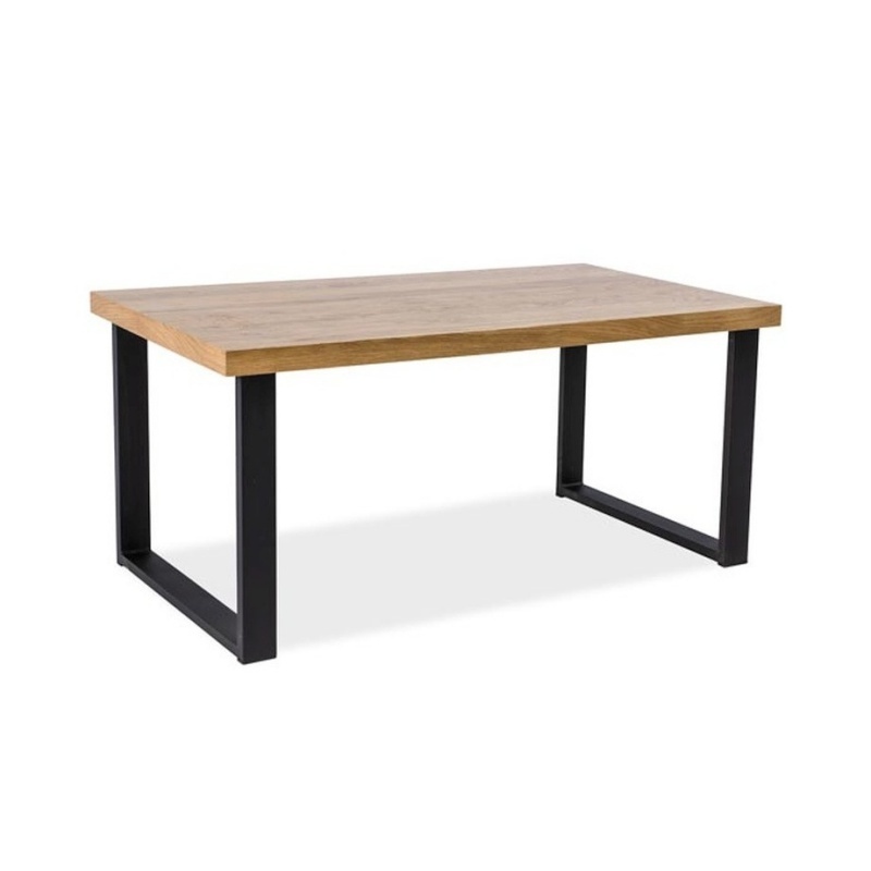 Stół Qildor 120x80 cm z litego drewna dębowego