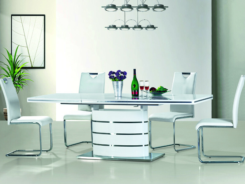 Stół rozkładany Vaster 180-240x100 cm biały