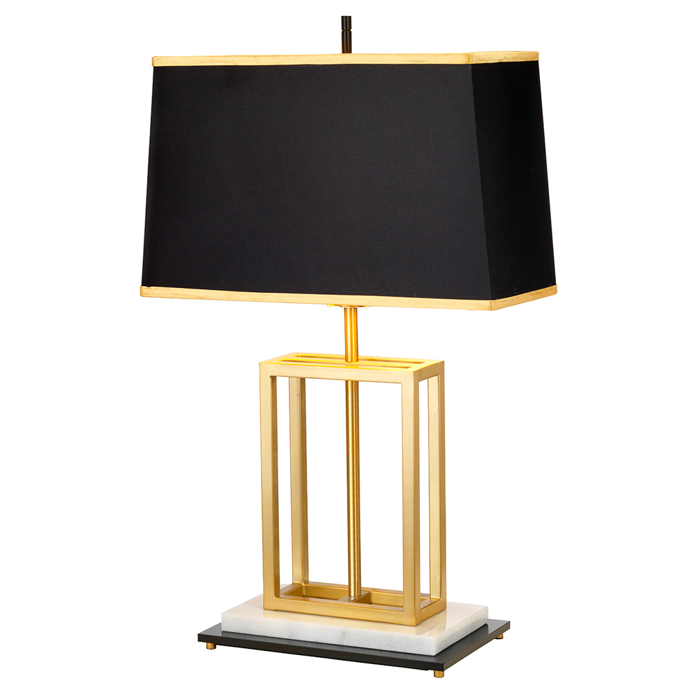 Lampa stołowa Atella glamour złota