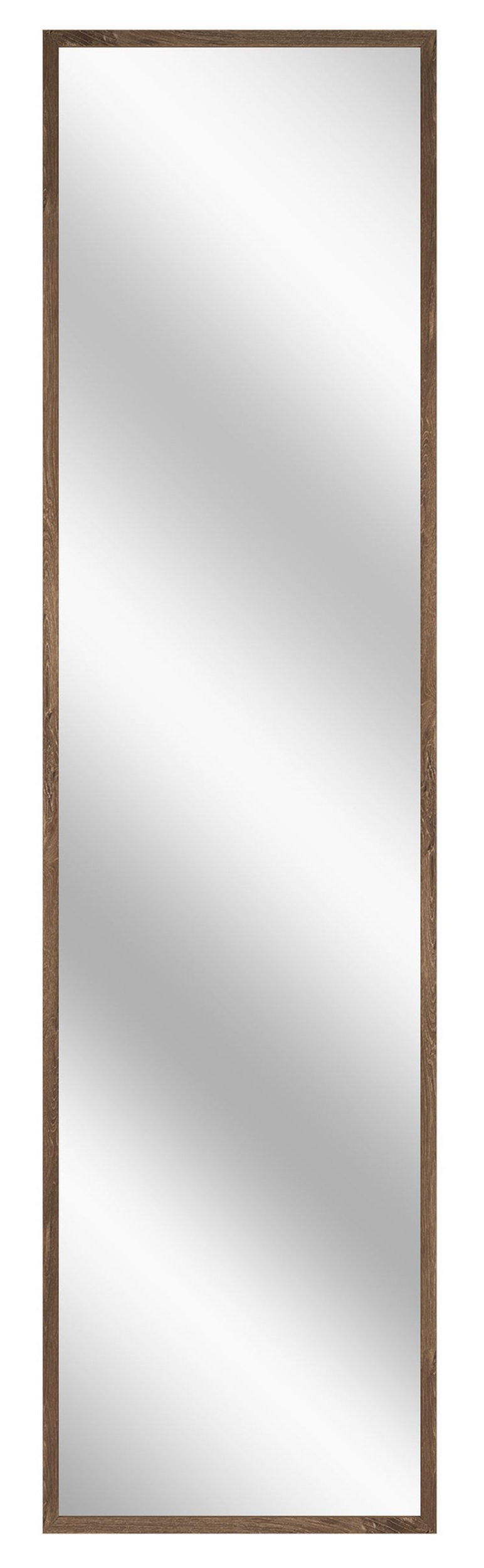 Lustro ścienne Dalone 142x37 cm ciemny dąb