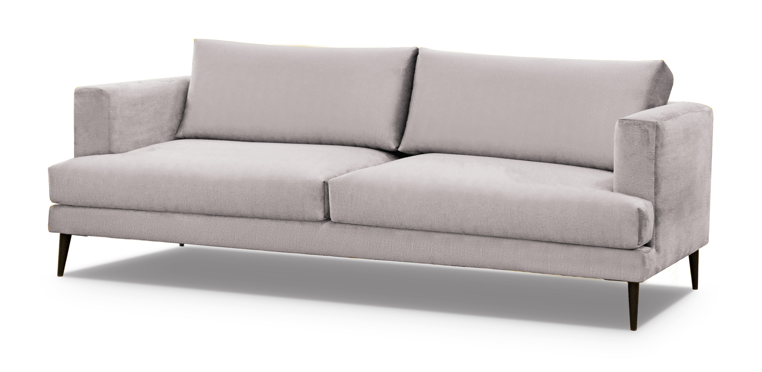Sofa trzyosobowa Dragato beżowa welur