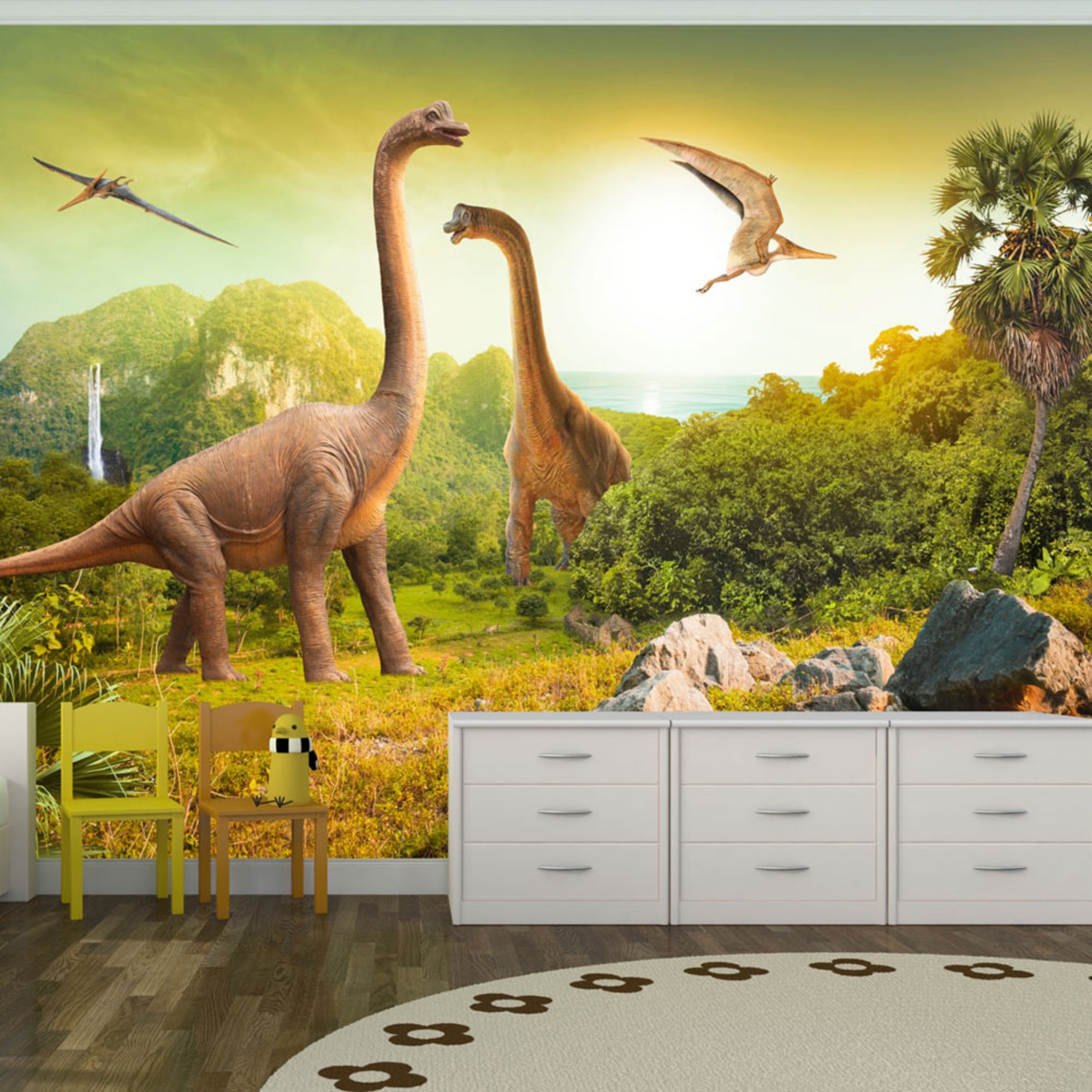 Fototapeta samoprzylepna Dinozaury 441x315 cm