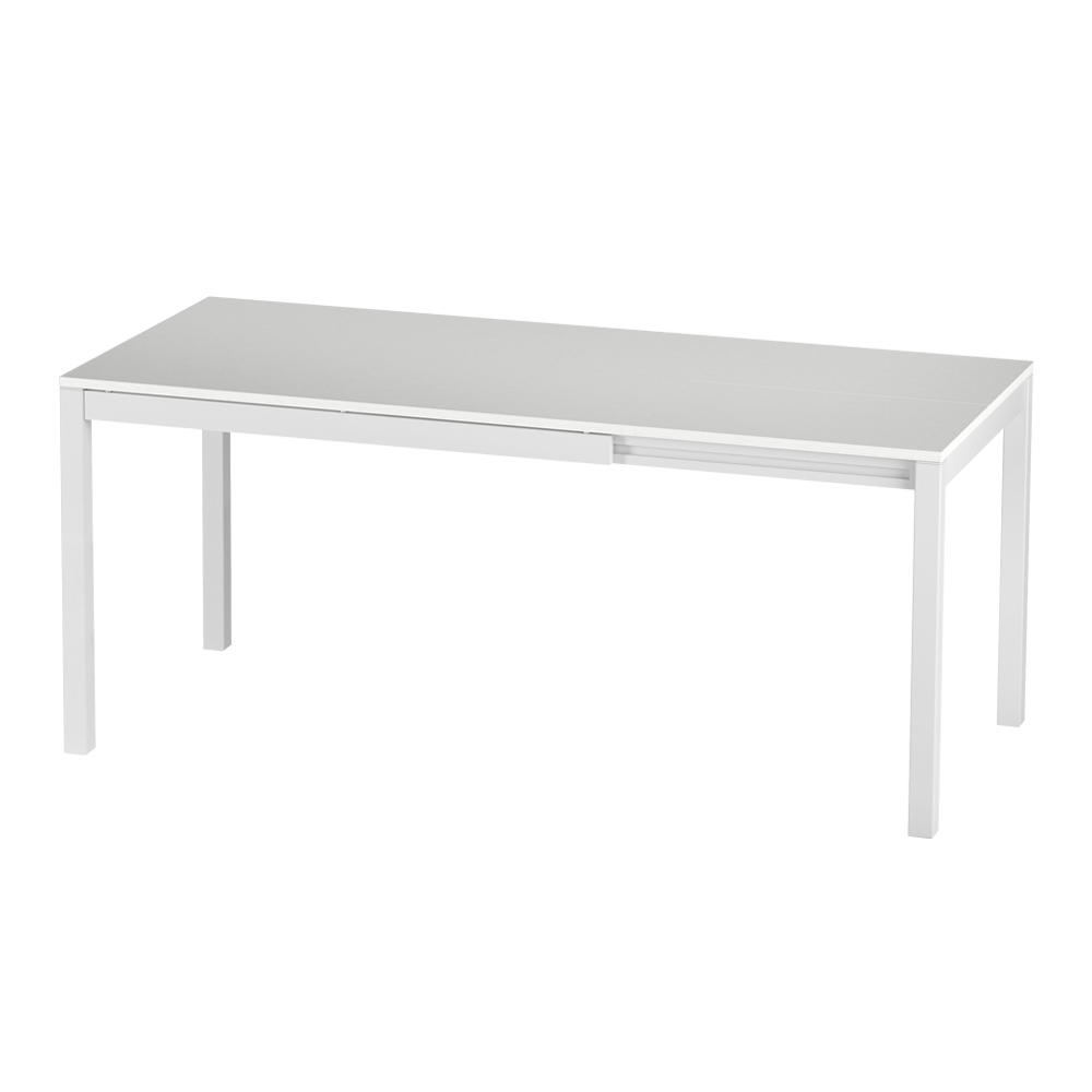 Włoski stół rozkładany Alberto 120-180x80 cm biały
