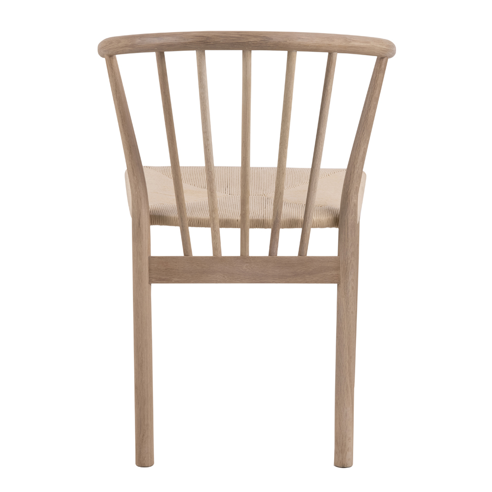 Krzesło drewniane Hanselca dąb bielony