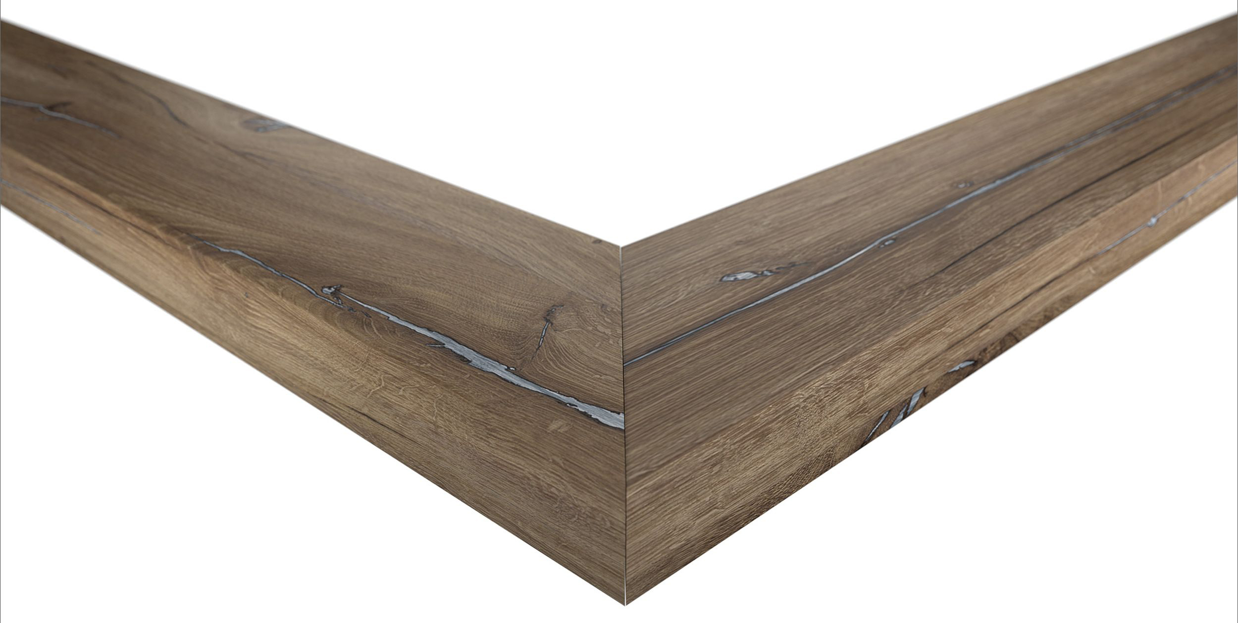 Lustro ścienne Hausly 148x56 cm dąb